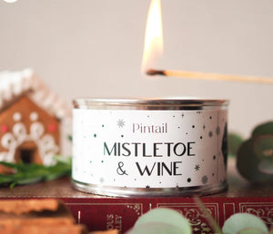 Mistletoe & Wine Large Candle
