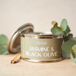 Jasmin & Black Olive Candle