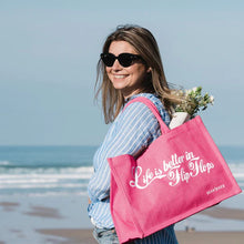 Jute Bag - Life Is Better In Flip Flops